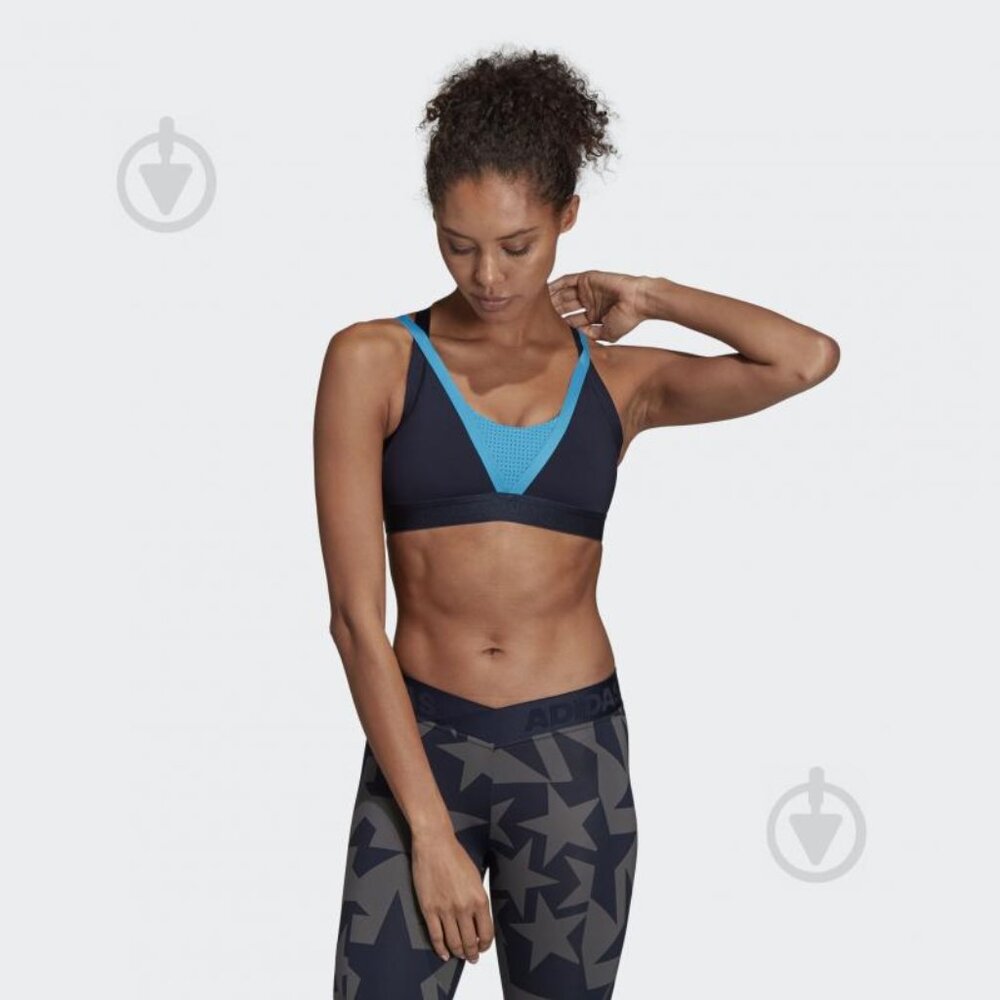 Adidas All Me Framing Light Support Sports Bra | Legendary Ink| DU1297 | 2XS